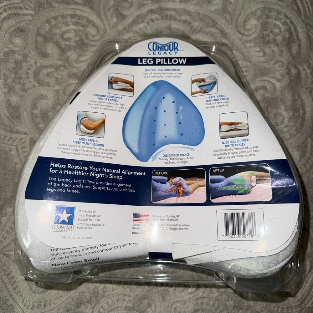 NIB Contour Legacy Leg Pillow